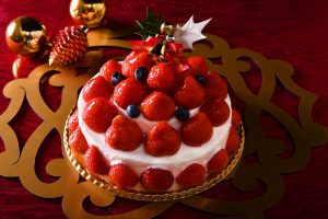 イチゴのクリスマスケーキ